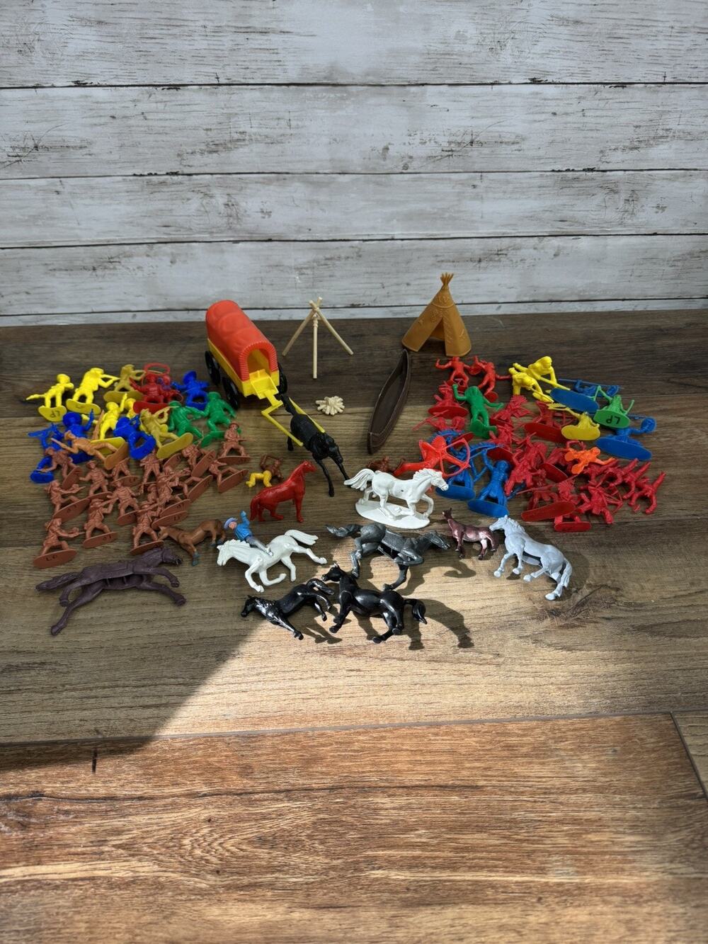 Cowboys And Indians Toys Lot